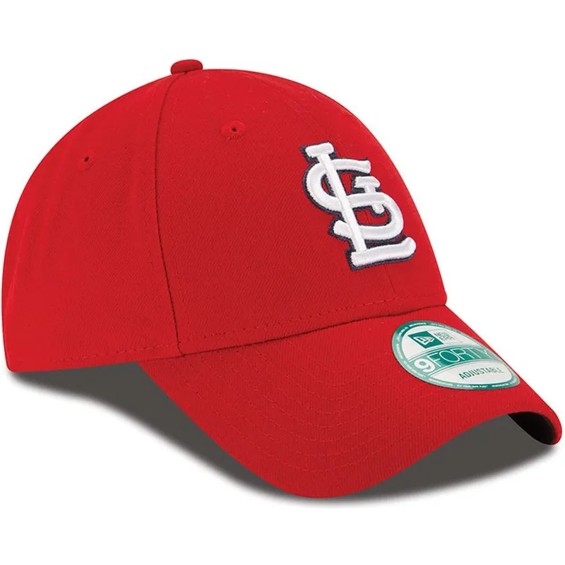 kepure-islenkta-raudona-reguliuojamas-9forty-the-league-st-louis-cardinals-mlb-new-era