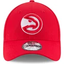kepure-islenkta-raudona-reguliuojamas-9forty-the-league-atlanta-hawks-nba-new-era