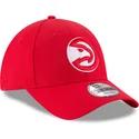 kepure-islenkta-raudona-reguliuojamas-9forty-the-league-atlanta-hawks-nba-new-era
