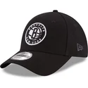 kepure-islenkta-juoda-reguliuojamas-9forty-the-league-brooklyn-nets-nba-new-era
