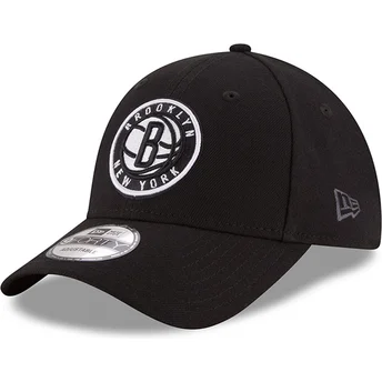 kepure-islenkta-juoda-reguliuojamas-9forty-the-league-brooklyn-nets-nba-new-era