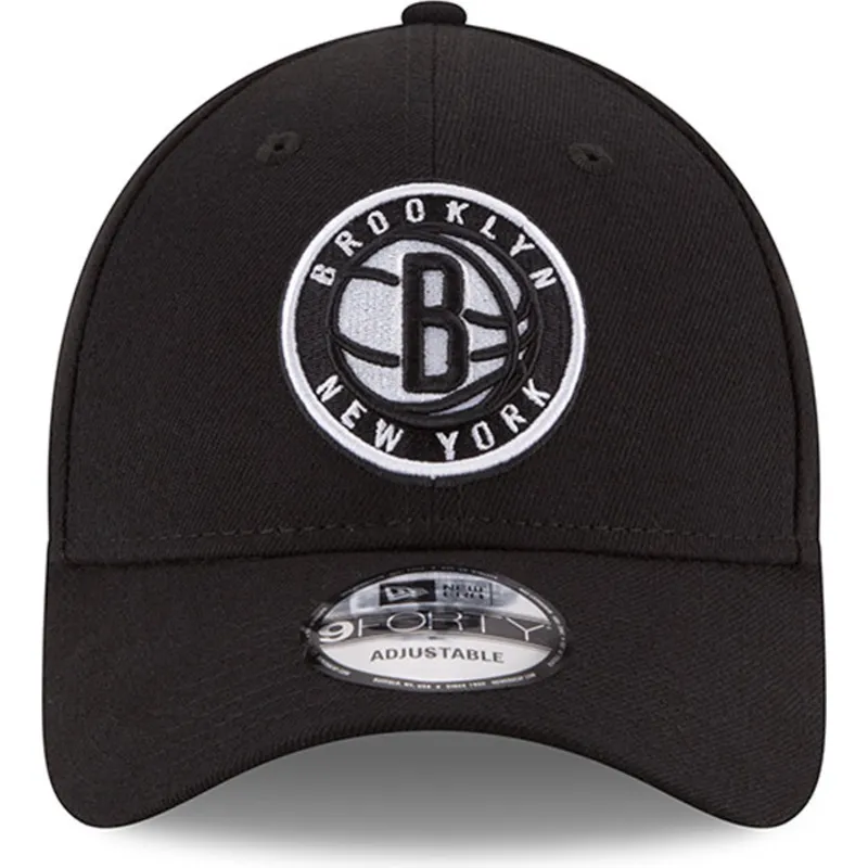 kepure-islenkta-juoda-reguliuojamas-9forty-the-league-brooklyn-nets-nba-new-era