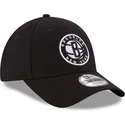 kepure-islenkta-juoda-reguliuojamas-9forty-the-league-brooklyn-nets-nba-new-era