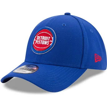 Kepurė išlenkta mėlyna reguliuojama juostelė 9FORTY The League Detroit Pistons NBA New Era