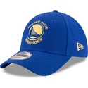 kepure-islenkta-melyna-reguliuojamas-9forty-the-league-golden-state-warriors-nba-new-era