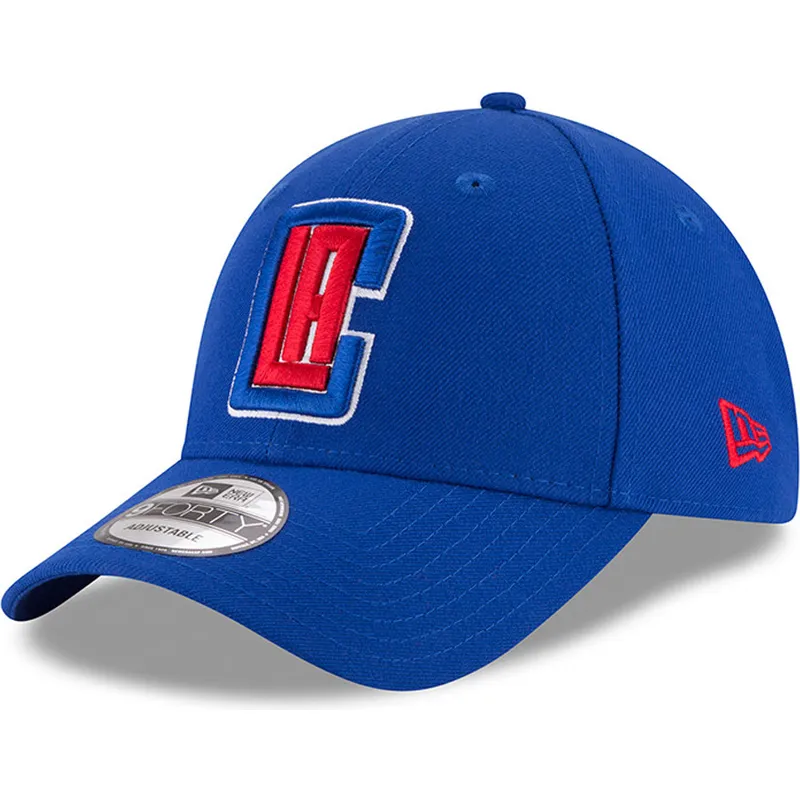 kepure-islenkta-melyna-reguliuojamas-9forty-the-league-los-angeles-clippers-nba-new-era