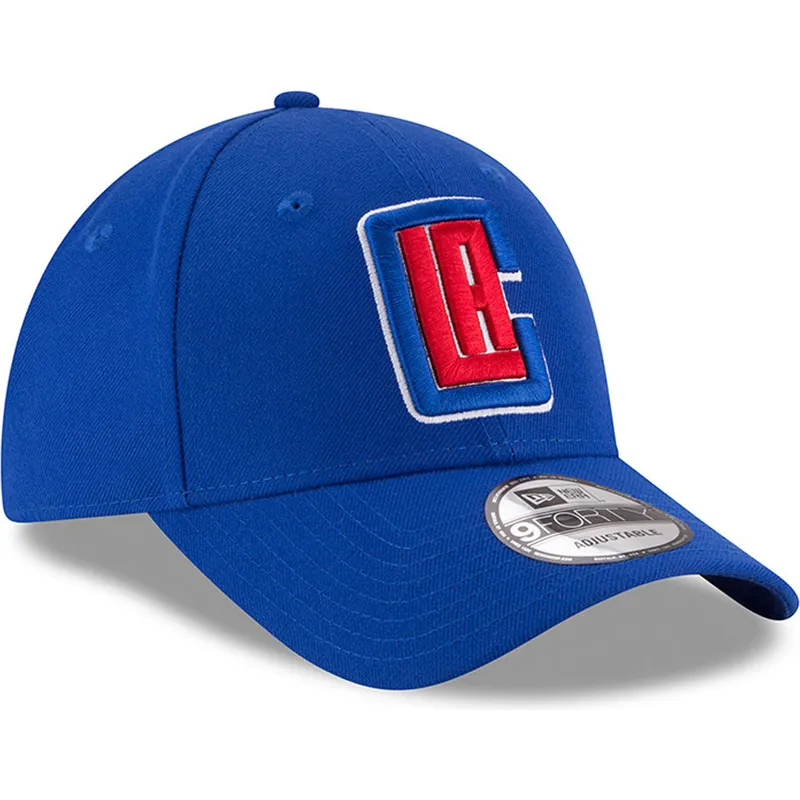 kepure-islenkta-melyna-reguliuojamas-9forty-the-league-los-angeles-clippers-nba-new-era