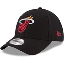 czapka-z-daszkiem-czarna-regulowana-9forty-the-league-miami-heat-nba-new-era