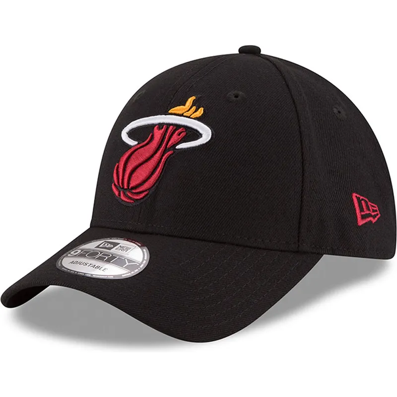 cap-islenkta-black-adjustable-strap-9forty-the-league-miami-heat-nba-new-era