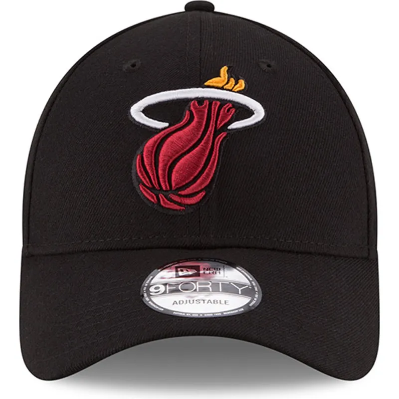 cap-islenkta-black-adjustable-strap-9forty-the-league-miami-heat-nba-new-era