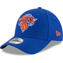 kepure-islenkta-melyna-reguliuojama-juostele-9forty-the-league-new-york-knicks-nba-new-era