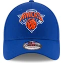 kepure-islenkta-melyna-reguliuojama-juostele-9forty-the-league-new-york-knicks-nba-new-era