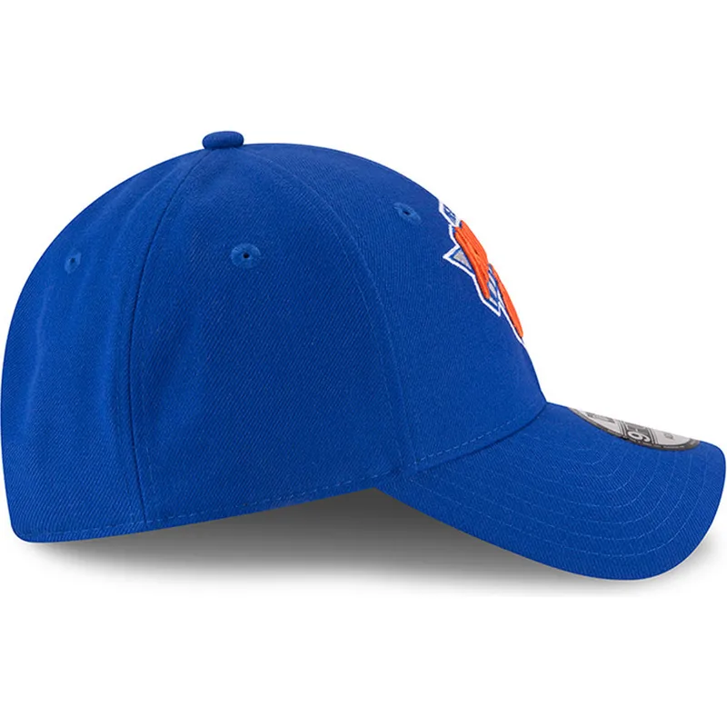 kepure-islenkta-melyna-reguliuojama-juostele-9forty-the-league-new-york-knicks-nba-new-era