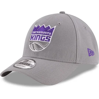 Kepurė išlenkta pilka reguliuojamas 9FORTY The League Sacramento Kings NBA New Era