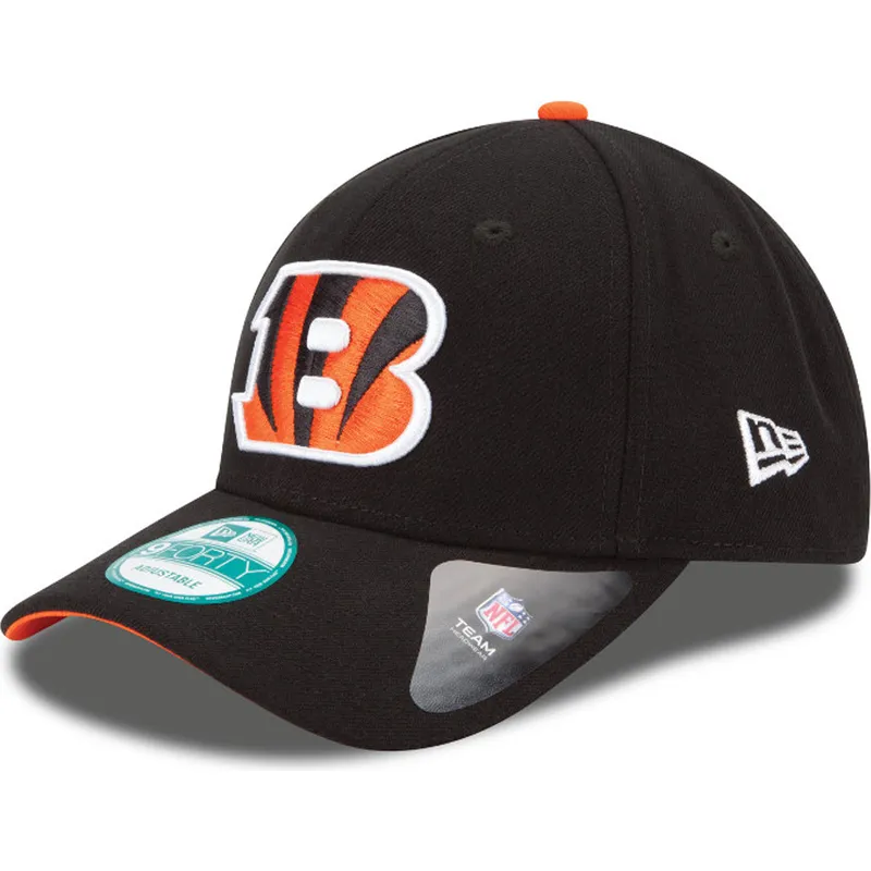 kepure-islenkta-juoda-reguliuojamas-9forty-the-league-cincinnati-bengals-nfl-new-era