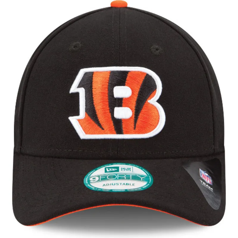 kepure-islenkta-juoda-reguliuojamas-9forty-the-league-cincinnati-bengals-nfl-new-era