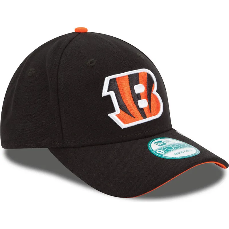 kepure-islenkta-juoda-reguliuojamas-9forty-the-league-cincinnati-bengals-nfl-new-era