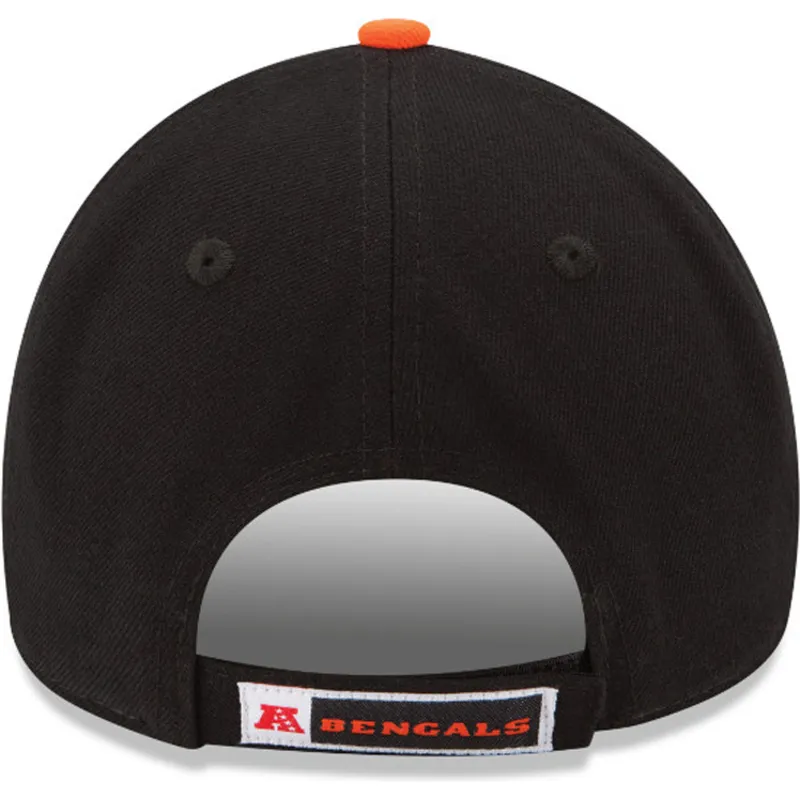 kepure-islenkta-juoda-reguliuojamas-9forty-the-league-cincinnati-bengals-nfl-new-era