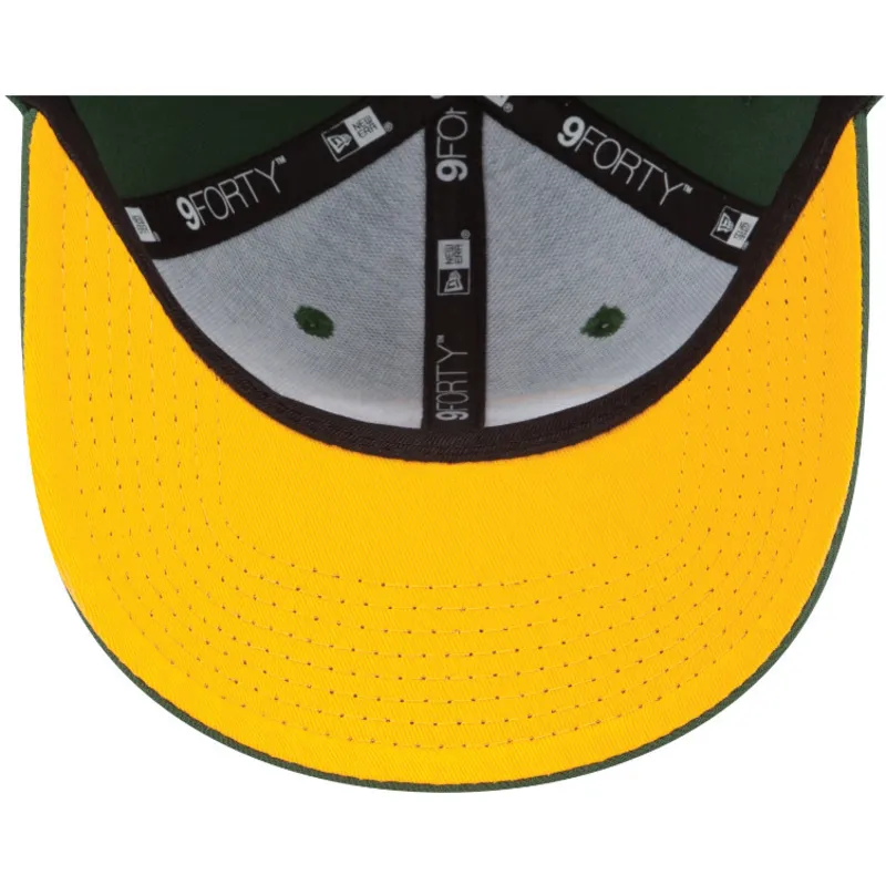 kepure-islenkta-zalia-reguliuojamas-9forty-the-league-green-bay-packers-nfl-new-era