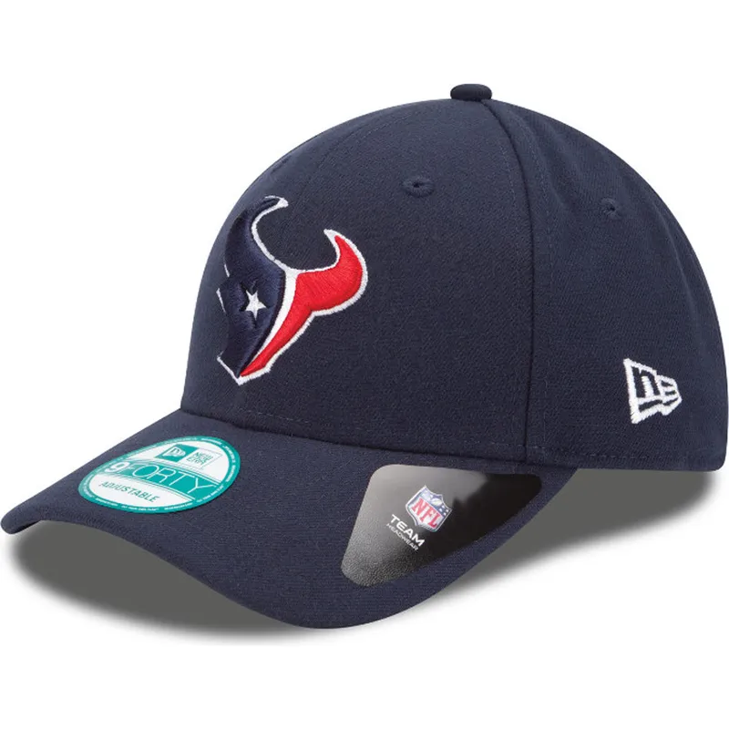 kepure-islenkta-tamsiai-melyna-reguliuojamas-9forty-the-league-houston-texans-nfl-new-era
