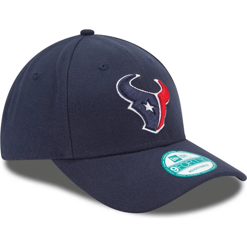 kepure-islenkta-tamsiai-melyna-reguliuojamas-9forty-the-league-houston-texans-nfl-new-era