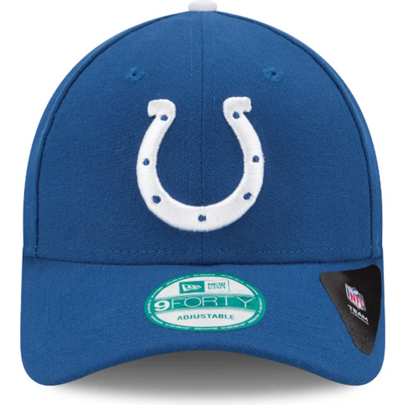 kepure-islenkta-melyna-reguliuojamas-9forty-the-league-indianapolis-colts-nfl-new-era