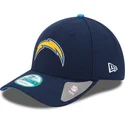 kepure-islenkta-tamsiai-melyna-reguliuojamas-9forty-the-league-los-angeles-chargers-nfl-new-era