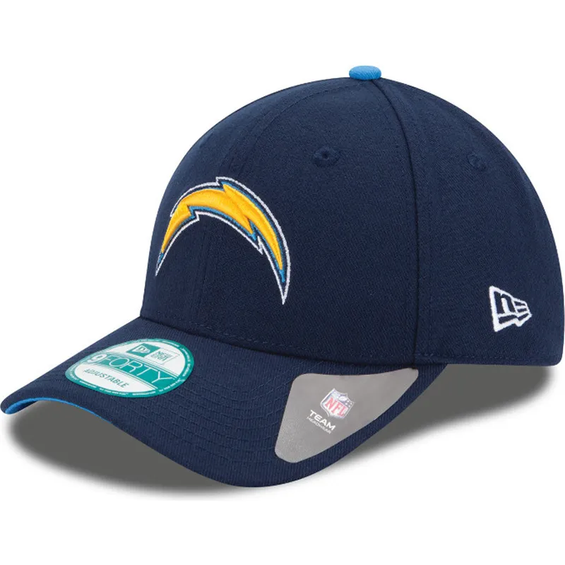 kepure-islenkta-tamsiai-melyna-reguliuojamas-9forty-the-league-los-angeles-chargers-nfl-new-era