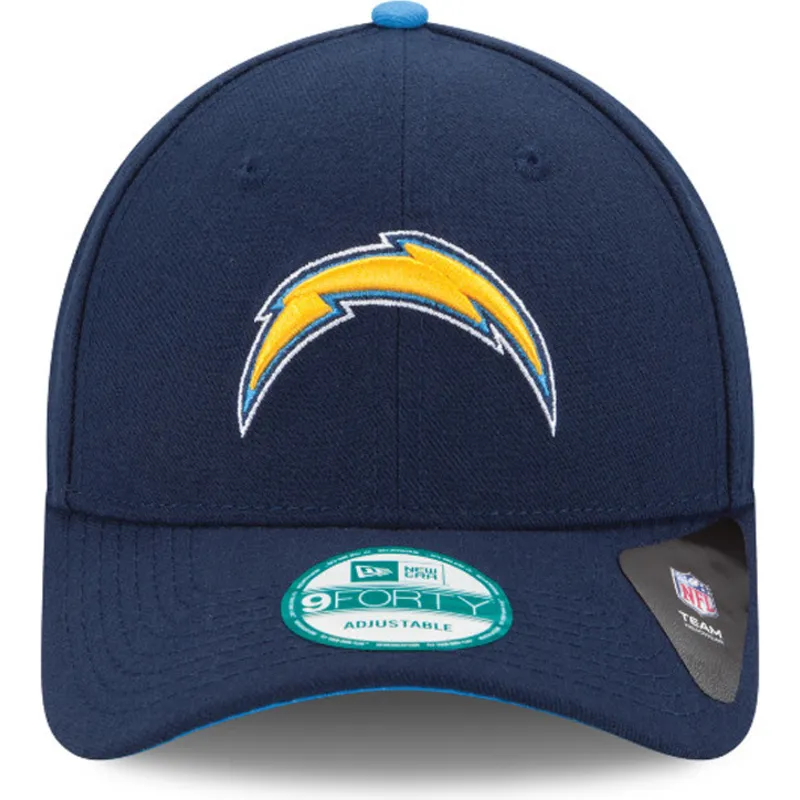 kepure-islenkta-tamsiai-melyna-reguliuojamas-9forty-the-league-los-angeles-chargers-nfl-new-era