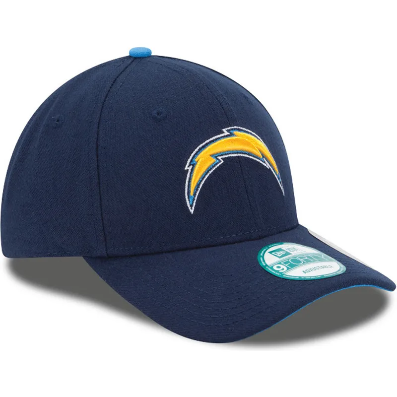 kepure-islenkta-tamsiai-melyna-reguliuojamas-9forty-the-league-los-angeles-chargers-nfl-new-era