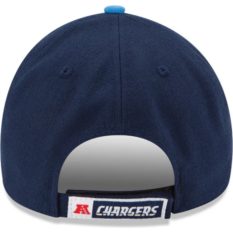 kepure-islenkta-tamsiai-melyna-reguliuojamas-9forty-the-league-los-angeles-chargers-nfl-new-era