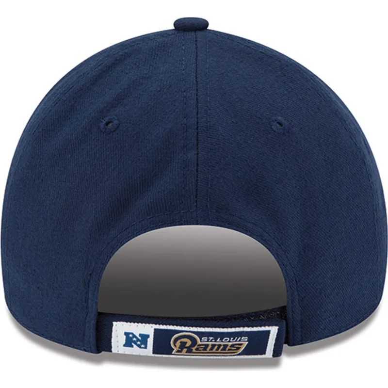 kepure-islenkta-tamsiai-melyna-reguliuojamas-9forty-the-league-los-angeles-rams-nfl-new-era
