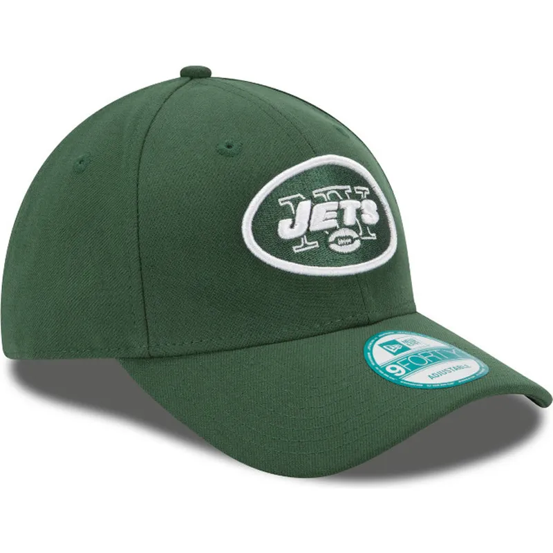 kepure-islenkta-zalia-reguliuojamas-9forty-the-league-new-york-jets-nfl-new-era