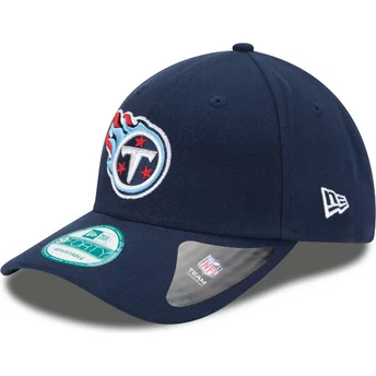 Wyginięta czapka ciemnoniebieska z regulacją 9FORTY The League Tennessee Titans NFL New Era