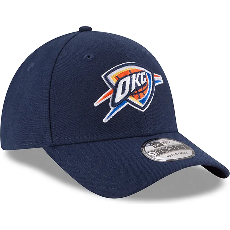 kepure-islenkta-tamsiai-melyna-reguliuojama-juostele-9forty-the-league-oklahoma-city-thunder-nba-new-era