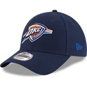kepure-islenkta-tamsiai-melyna-reguliuojama-juostele-9forty-the-league-oklahoma-city-thunder-nba-new-era