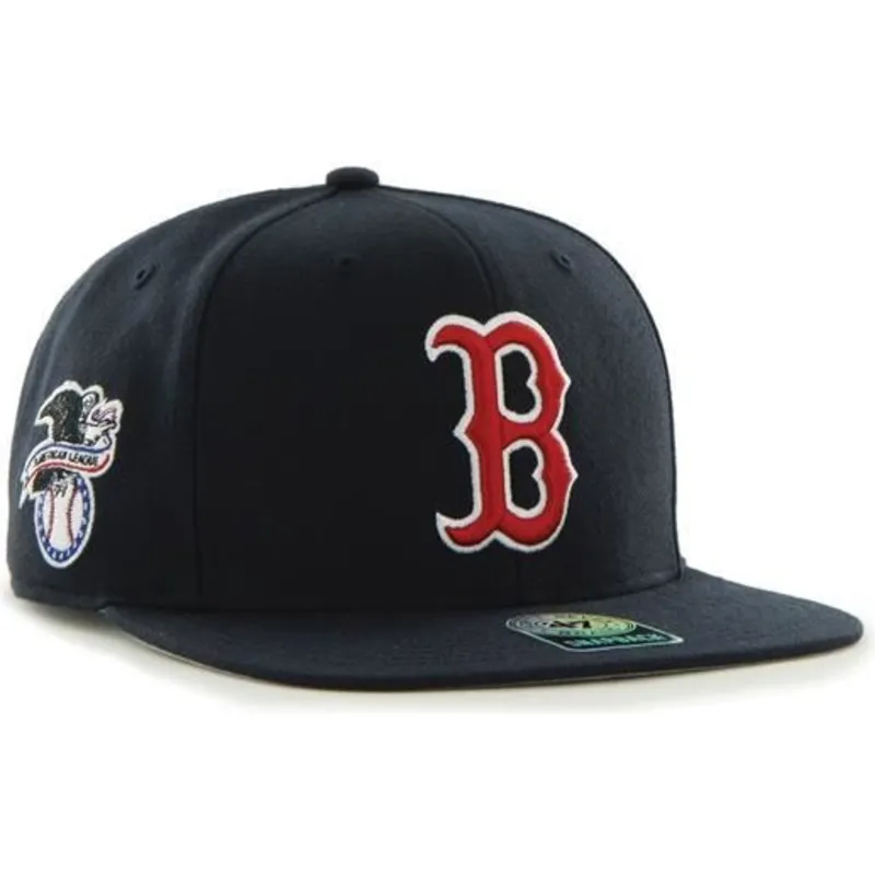 cap-plokscia-navy-blue-snapback-boston-red-sox-mlb-47-brand