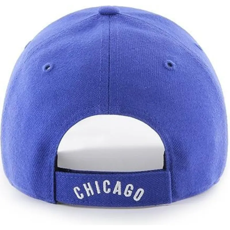 kepure-islenkta-melyna-reguliuojamas-clasico-chicago-cubs-mlb-47-brand