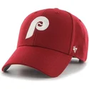 kepure-islenkta-raudona-reguliuojamas-clasico-philadelphia-phillies-mlb-47-brand