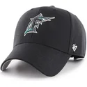 czarna-zakrzywiona-czapka-z-regulacja-z-klasycznym-logo-miami-marlins-mlb-mvp-cooperstown-od-47-brand