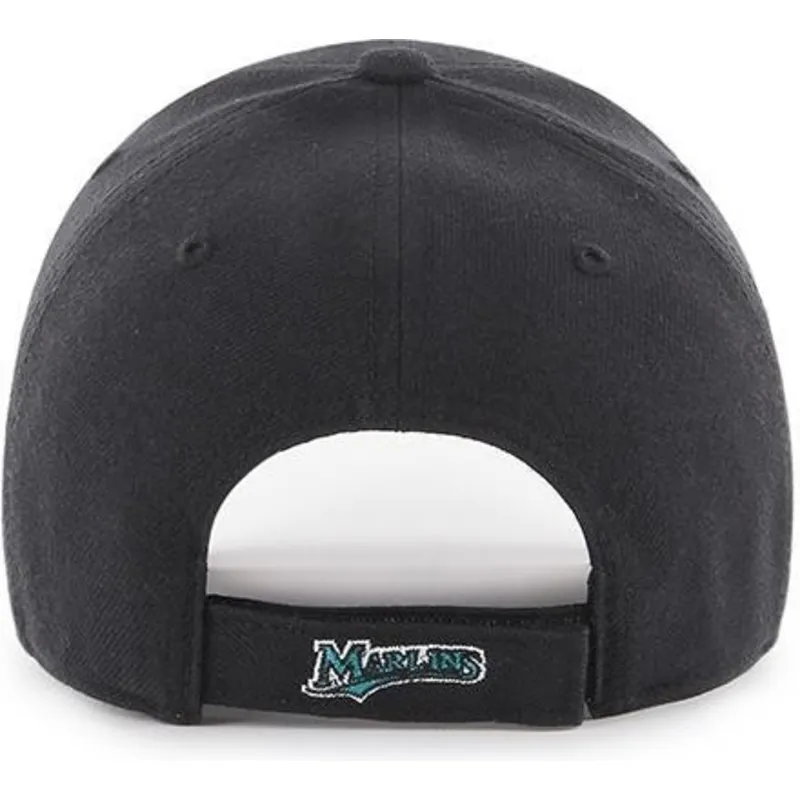 kepure-islenkta-juoda-reguliuojamas-clasico-miami-marlins-mlb-47-brand