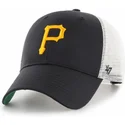 kepure-islenkta-juoda-snapback-pittsburgh-pirates-mlb-47-brand