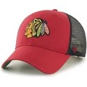 kepure-islenkta-raudona-snapback-chicago-blackhawks-nhl-47-brand