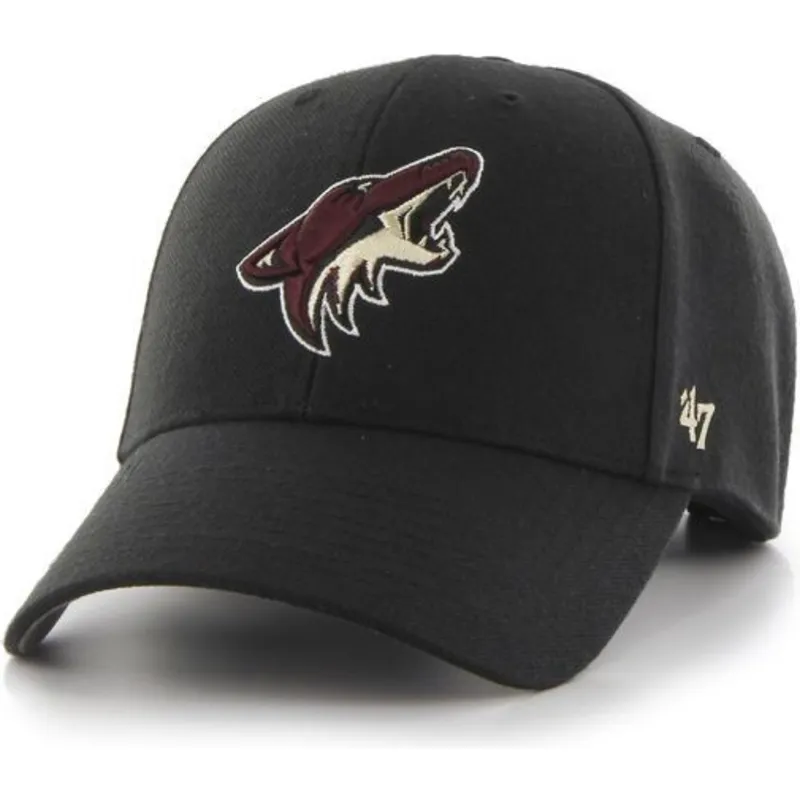 kepure-islenkta-juoda-reguliuojamas-arizona-coyotes-nhl-47-brand