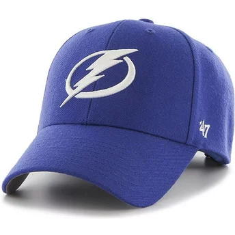 47 Brand Curved Brim Tampa Bay Lightning NHL MVP Blue Cap