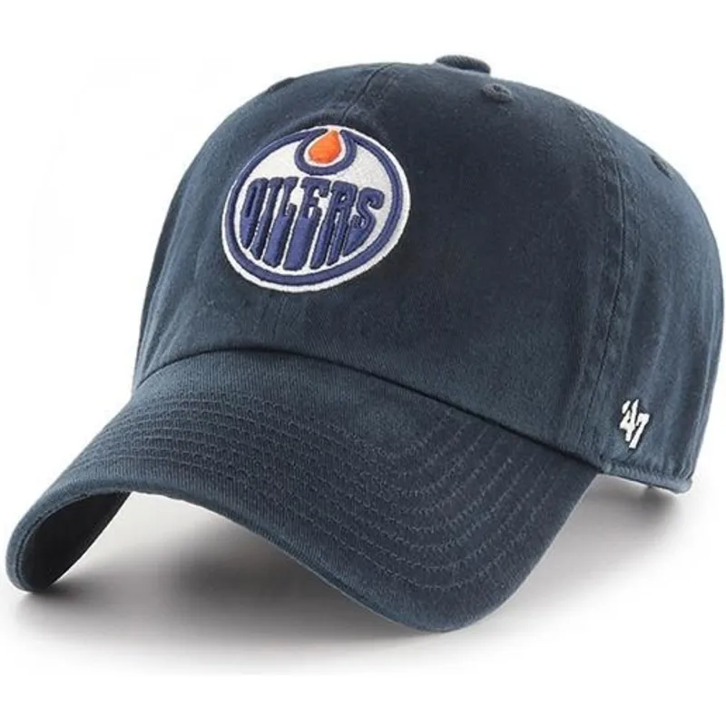 kepure-islenkta-tamsiai-melyna-reguliuojamas-edmonton-oilers-nhl-47-brand kepure-islenkta-tamsiai-melyna-reguliuojamas-edmonton-oilers-nhl-47-brand