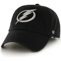 47-brand-curved-brim-columbus-blue-jackets-nhl-clean-up-black-cap