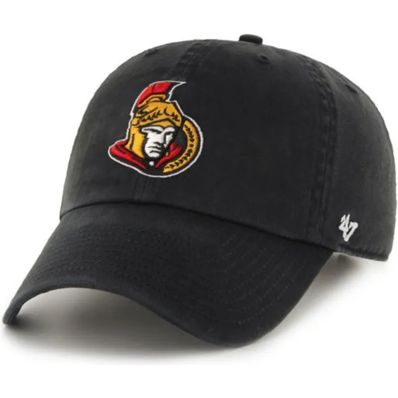 kepure-islenkta-juoda-reguliuojamas-ottawa-senators-nhl-47-brand