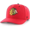 kepure-islenkta-raudona-reguliuojamas-chicago-blackhawks-nhl-47-brand
