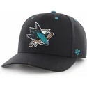 kepure-islenkta-juoda-reguliuojamas-san-jose-sharks-nhl-47-brand